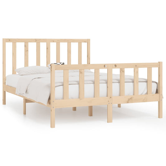 Bed Frame without Mattress 120x190 cm Small Double Solid Wood Bed Frame without Mattress 120x190 cm Small Double Solid Wood