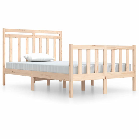 Bed Frame without Mattress 120x190 cm Small Double Solid Wood Bed Frame without Mattress 120x190 cm Small Double Solid Wood