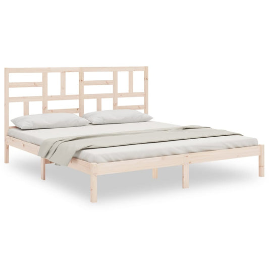 Bed Frame without Mattress Solid Wood 200x200 cm Bed Frame without Mattress Solid Wood 200x200 cm