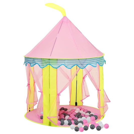 Children Play Tent with 250 Balls Pink 100x100x127 cm Children Play Tent with 250 Balls Pink 100x100x127 cm