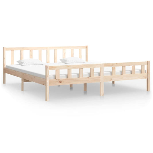 Bed Frame without Mattress Solid Wood 160x200 cm Bed Frame without Mattress Solid Wood 160x200 cm