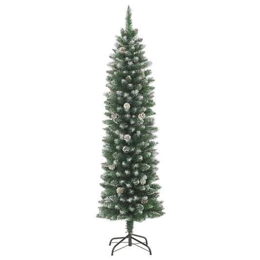 Artificial Slim Christmas Tree with Stand 150 cm PVC Artificial Slim Christmas Tree with Stand 150 cm PVC