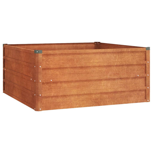 Garden Raised Bed Rusty 100x100x45 cm Corten Steel Garden Raised Bed Rusty 100x100x45 cm Corten Steel