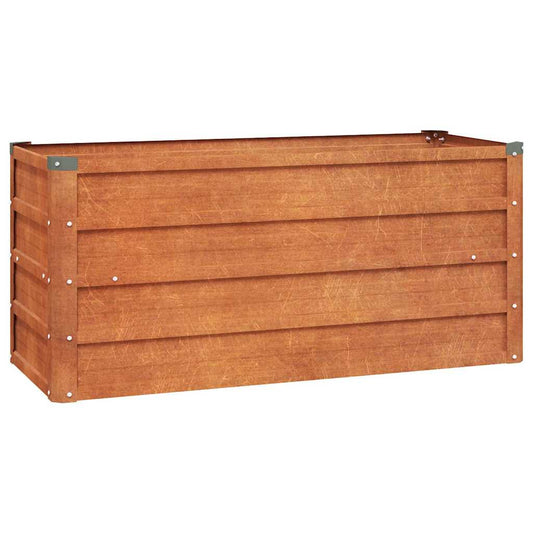 Garden Raised Bed Rusty 100x40x45 cm Corten Steel Garden Raised Bed Rusty 100x40x45 cm Corten Steel