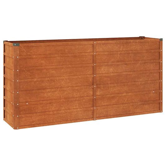 Garden Raised Bed Rusty 160x40x77 cm Corten Steel Garden Raised Bed Rusty 160x40x77 cm Corten Steel