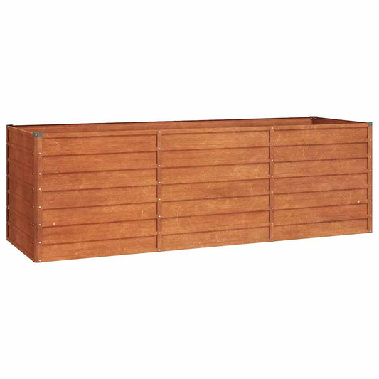 Garden Raised Bed Rusty 240x80x77 cm Corten Steel Garden Raised Bed Rusty 240x80x77 cm Corten Steel