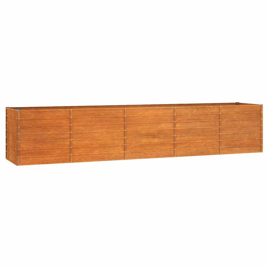 Garden Raised Bed Rusty 400x80x77 cm Corten Steel Garden Raised Bed Rusty 400x80x77 cm Corten Steel