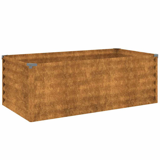 Garden Raised Bed 100x50x36 cm Corten Steel Garden Raised Bed 100x50x36 cm Corten Steel