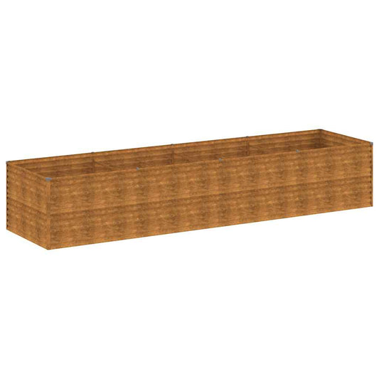 Garden Raised Bed 386x100x69 cm Corten Steel Garden Raised Bed 386x100x69 cm Corten Steel