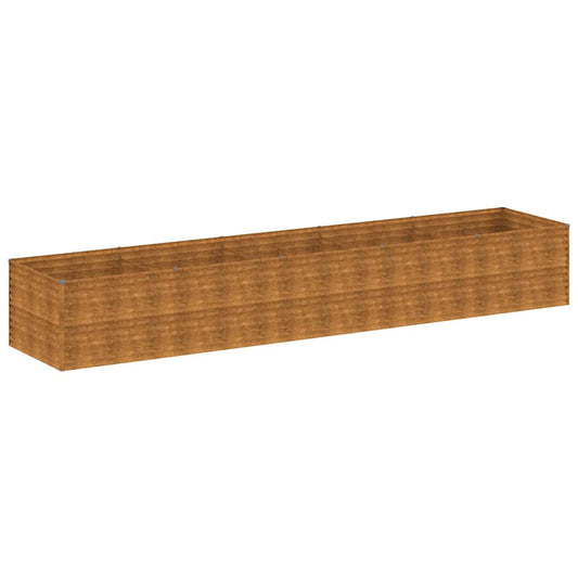 Garden Raised Bed 479x100x69 cm Corten Steel Garden Raised Bed 479x100x69 cm Corten Steel