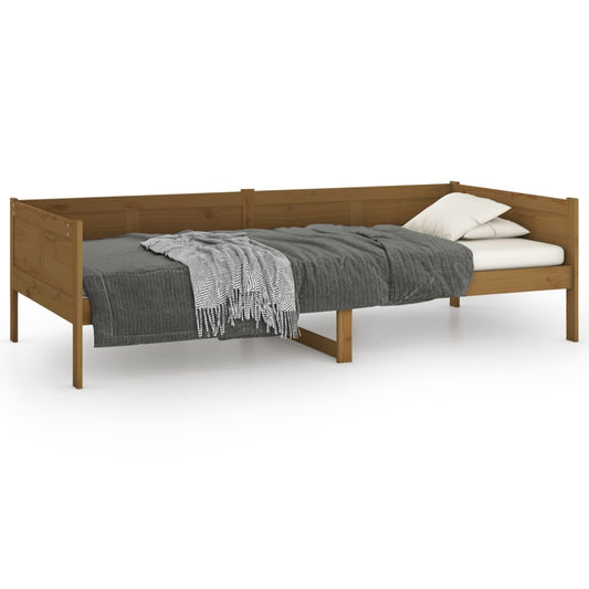 Day Bed | Honey brown | Solid pine wood | Single Day Bed | Honey brown | Solid pine wood | Single