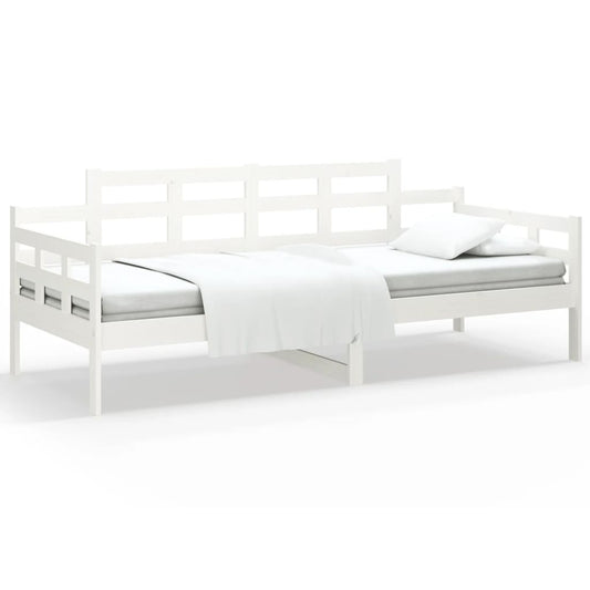Day Bed without Mattress White Solid Wood Pine 80x200 cm Day Bed without Mattress White Solid Wood Pine 80x200 cm