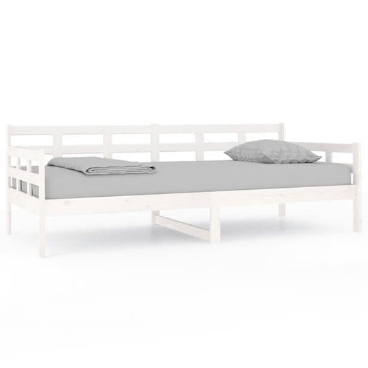 Day Bed | White | Solid pine wood | 90 x 200 cm Day Bed | White | Solid pine wood | 90 x 200 cm