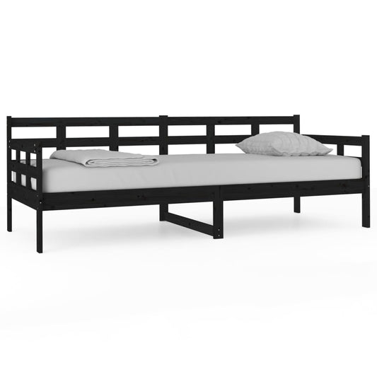Day Bed | Black | Solid pine wood | Single Day Bed | Black | Solid pine wood | Single