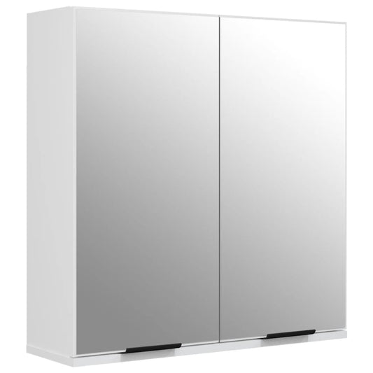 Bathroom Mirror Cabinet White 64x20x67 cm Bathroom Mirror Cabinet White 64x20x67 cm