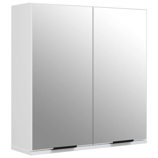 Bathroom Mirror Cabinet White 64x20x67 cm Bathroom Mirror Cabinet White 64x20x67 cm