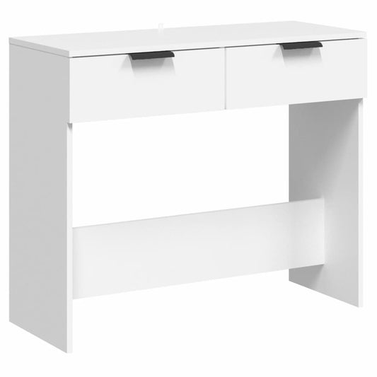 Console Table White 90x36x75 cm Engineered Wood Console Table White 90x36x75 cm Engineered Wood