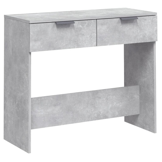 Console Table Concrete Grey 90x36x75 cm Engineered Wood Console Table Concrete Grey 90x36x75 cm Engineered Wood