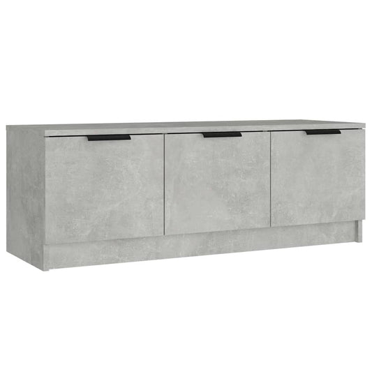 TV Cabinet Concrete Grey 102x35x36,5 cm Engineered Wood TV Cabinet Concrete Grey 102x35x36,5 cm Engineered Wood