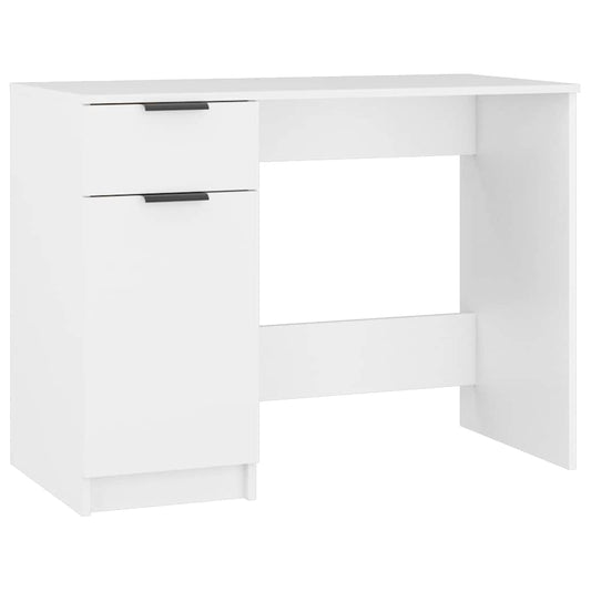 Desk White 100x50x75 cm Engineered Wood Desk White 100x50x75 cm Engineered Wood