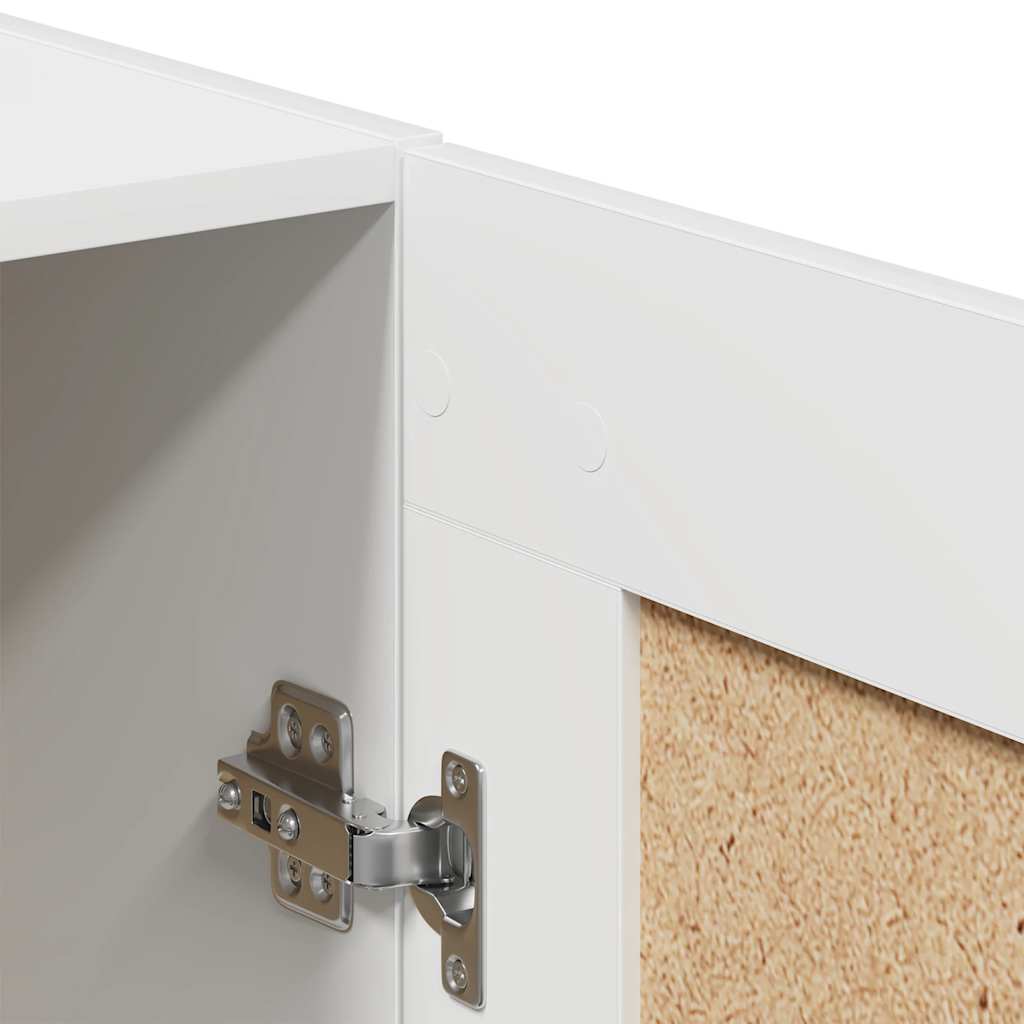Sideboard White 69.5x34x90 cm Engineered Wood