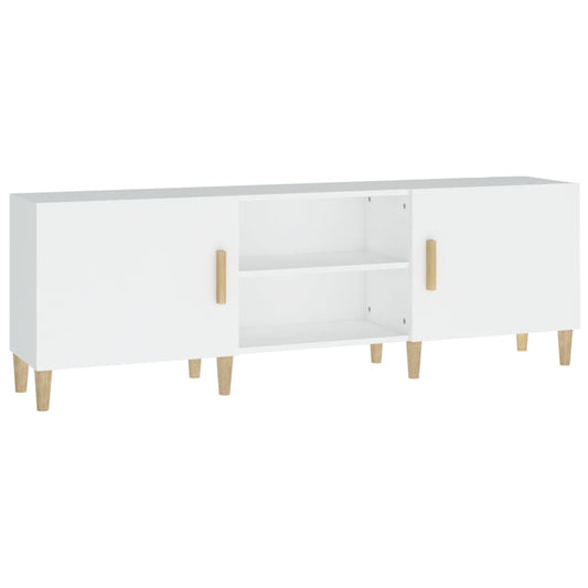 TV Cabinet White 150x30x50 cm Engineered Wood TV Cabinet White 150x30x50 cm Engineered Wood