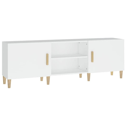 812618 vidaXL TV Cabinet White 150x30x50 cm Engineered Wood 812618 vidaXL TV Cabinet White 150x30x50 cm Engineered Wood