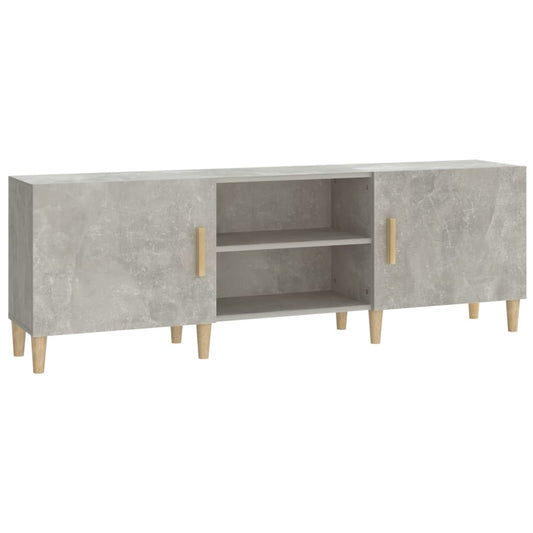 TV Cabinet Concrete Grey 150x30x50 cm Engineered Wood TV Cabinet Concrete Grey 150x30x50 cm Engineered Wood