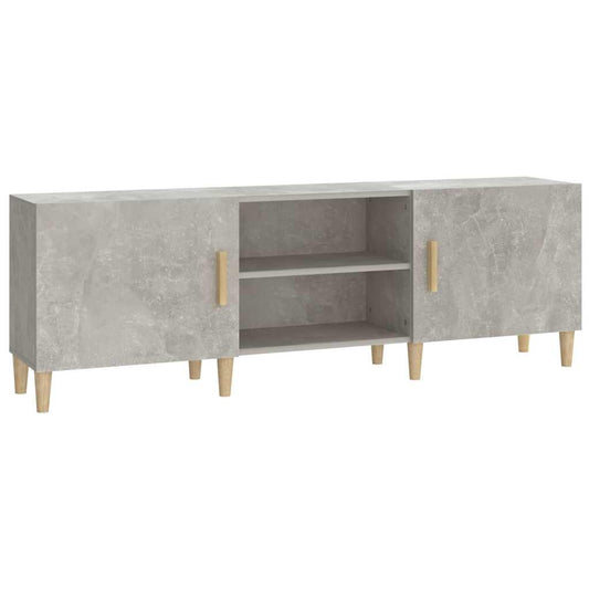 812622 vidaXL TV Cabinet Concrete Grey 150x30x50 cm Engineered Wood 812622 vidaXL TV Cabinet Concrete Grey 150x30x50 cm Engineered Wood