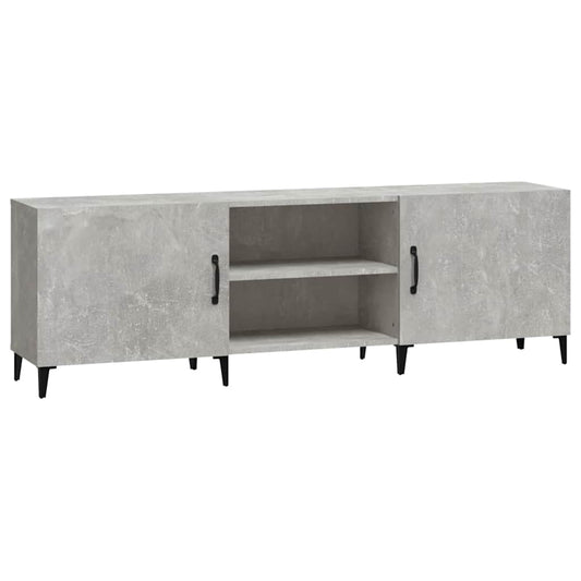 TV Cabinet Concrete Grey 150x30x50 cm Engineered Wood TV Cabinet Concrete Grey 150x30x50 cm Engineered Wood