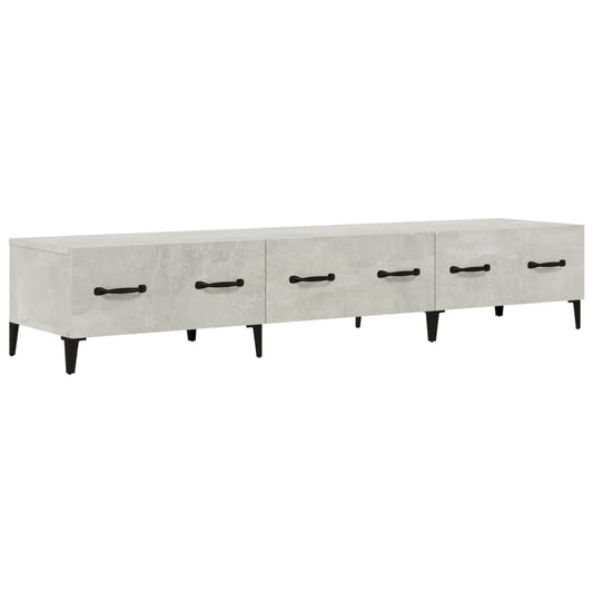 TV Cabinet Concrete Grey 150x34,5x30 cm Engineered Wood TV Cabinet Concrete Grey 150x34,5x30 cm Engineered Wood