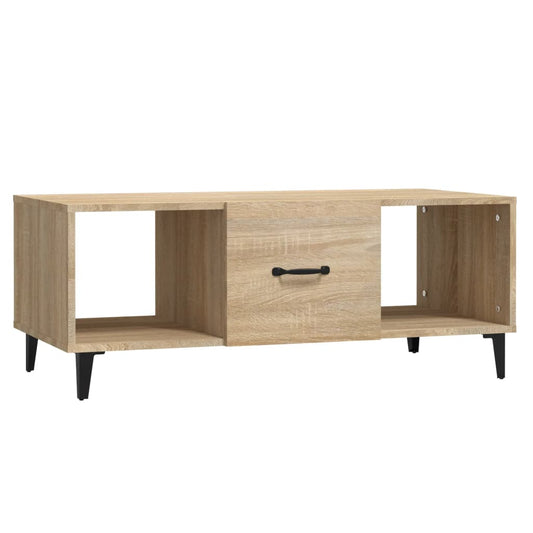 Coffee Table Sonoma Oak 102x50x40 cm Engineered Wood Coffee Table Sonoma Oak 102x50x40 cm Engineered Wood