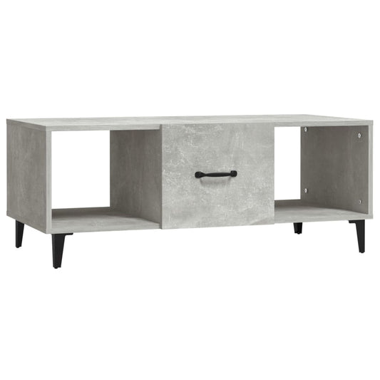 Coffee Table Concrete Grey 102x50x40 cm Engineered Wood Coffee Table Concrete Grey 102x50x40 cm Engineered Wood
