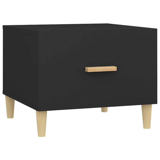 Coffee Table Black 50x50x40 cm Engineered Wood Coffee Table Black 50x50x40 cm Engineered Wood