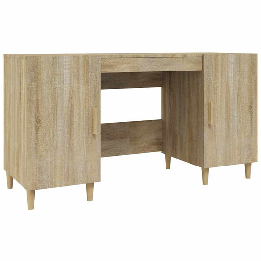 Desk Sonoma Oak 140x50x75 cm Engineered Wood Desk Sonoma Oak 140x50x75 cm Engineered Wood