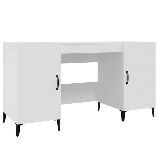 812771 vidaXL Desk White 140x50x75 cm Engineered Wood 812771 vidaXL Desk White 140x50x75 cm Engineered Wood