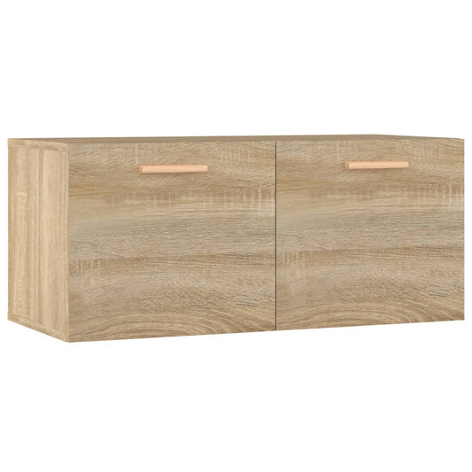 Wall Cabinet Sonoma Oak 80x35x36.5 cm Engineered Wood Wall Cabinet Sonoma Oak 80x35x36.5 cm Engineered Wood