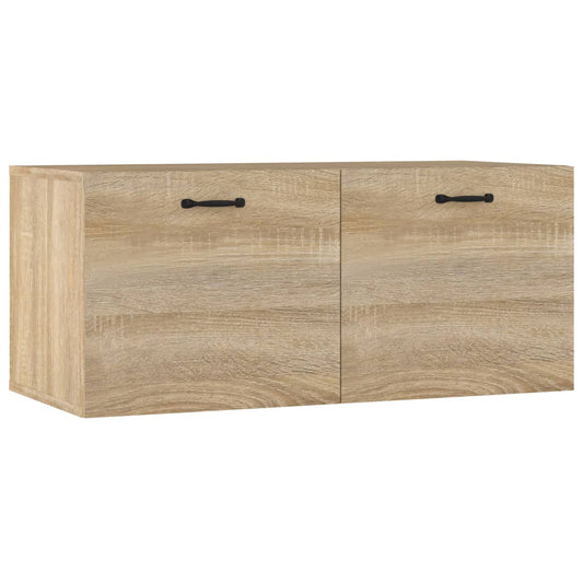 Wall Cabinet Sonoma Oak 80x36.5x35 cm Engineered Wood Wall Cabinet Sonoma Oak 80x36.5x35 cm Engineered Wood