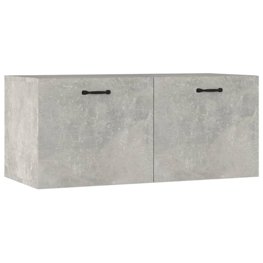 Wall Cabinet Concrete Grey 80x36.5x35 cm Engineered Wood Wall Cabinet Concrete Grey 80x36.5x35 cm Engineered Wood