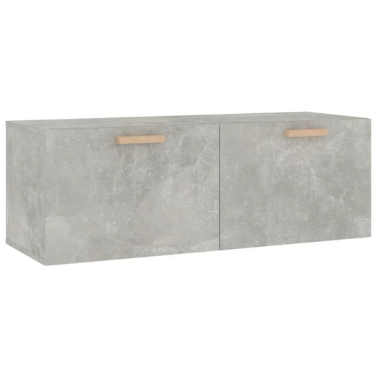 Wall Cabinet Concrete Grey 100x36.5x35 cm Engineered Wood Wall Cabinet Concrete Grey 100x36.5x35 cm Engineered Wood