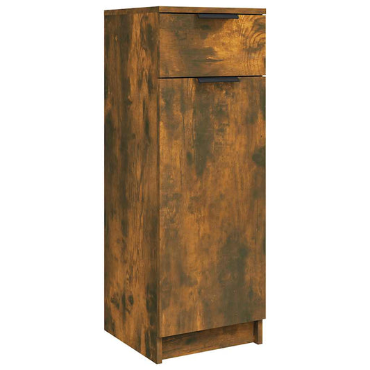 Bathroom Cabinet Smoked Oak 32x34x90 cm Engineered Wood Bathroom Cabinet Smoked Oak 32x34x90 cm Engineered Wood