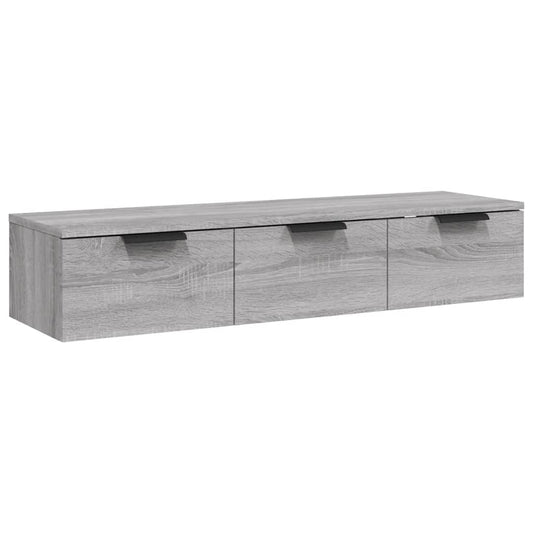 Wall Cabinet Grey Sonoma 102x30x20 cm Engineered Wood Wall Cabinet Grey Sonoma 102x30x20 cm Engineered Wood