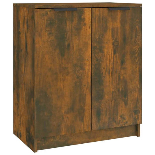 Shoe Cabinet Smoked Oak 59x35x70 cm Engineered Wood Shoe Cabinet Smoked Oak 59x35x70 cm Engineered Wood