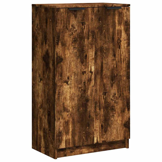 Shoe Cabinet Smoked Oak 59x35x100 cm Engineered Wood Shoe Cabinet Smoked Oak 59x35x100 cm Engineered Wood