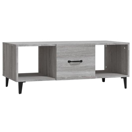 Coffee Table Grey Sonoma 102x50x40 cm Engineered Wood Coffee Table Grey Sonoma 102x50x40 cm Engineered Wood
