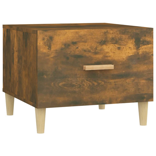 Coffee Table Smoked Oak 50x50x40 cm Engineered Wood Coffee Table Smoked Oak 50x50x40 cm Engineered Wood