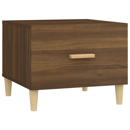 Coffee Table Brown Oak 50x50x40 cm Engineered Wood Coffee Table Brown Oak 50x50x40 cm Engineered Wood