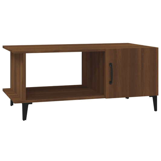 Coffee Table Brown Oak 90x50x40 cm Engineered Wood Coffee Table Brown Oak 90x50x40 cm Engineered Wood