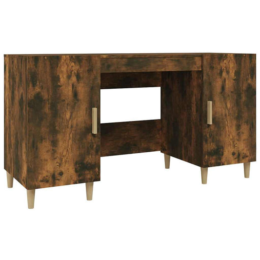 817549 vidaXL Desk Smoked Oak 140x50x75 cm Engineered Wood 817549 vidaXL Desk Smoked Oak 140x50x75 cm Engineered Wood