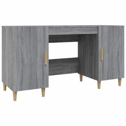 Desk Grey Sonoma 140x50x75 cm Engineered Wood Desk Grey Sonoma 140x50x75 cm Engineered Wood